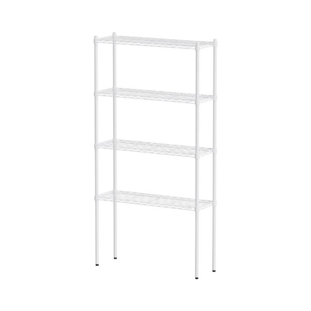 【dayneeds 日需百備】輕型 90x30x180公分烤漆四層架(鐵力士架/收納層架/鞋架/展示架/層架/鐵架)
