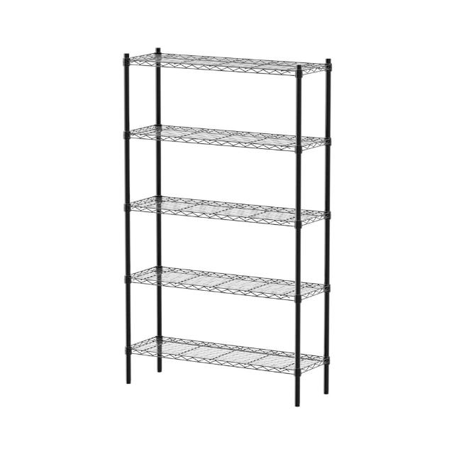 【dayneeds 日需百備】輕型 90x30x150公分烤漆五層架(鐵力士架/收納層架/鞋架/展示架/層架/鐵架)