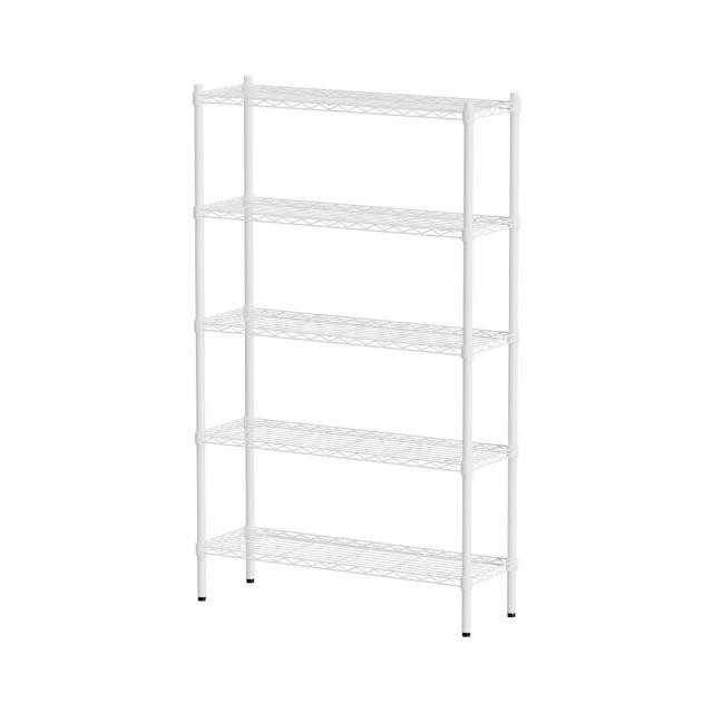 【dayneeds 日需百備】輕型 90x30x150公分烤漆五層架(鐵力士架/收納層架/鞋架/展示架/層架/鐵架)