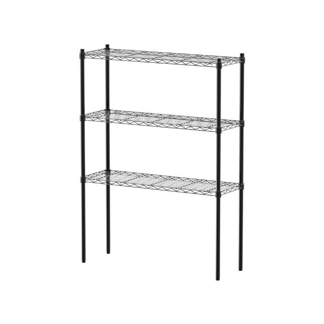 【dayneeds 日需百備】輕型 90x30x120公分烤漆三層架(鐵力士架/收納層架/鞋架/展示架/層架/鐵架)