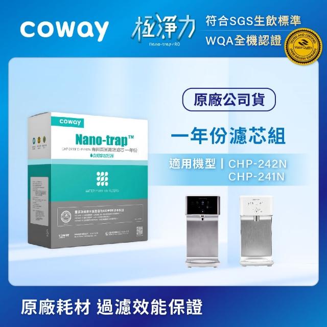 【Coway】奈米高效專用濾芯組 6吋一年份(適用CHP241N、CHP242N)