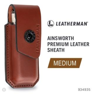 【Leatherman】Ainsworth Premium Leather Sheath 棕色皮套#934935_M(中)