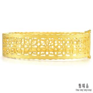 【點睛品】幸福格桑花 黃金手環／手鐲_計價黃金