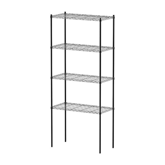 【dayneeds 日需百備】輕型 90x45x210公分烤漆四層架(鐵力士架/收納層架/鞋架/展示架/層架/鐵架)