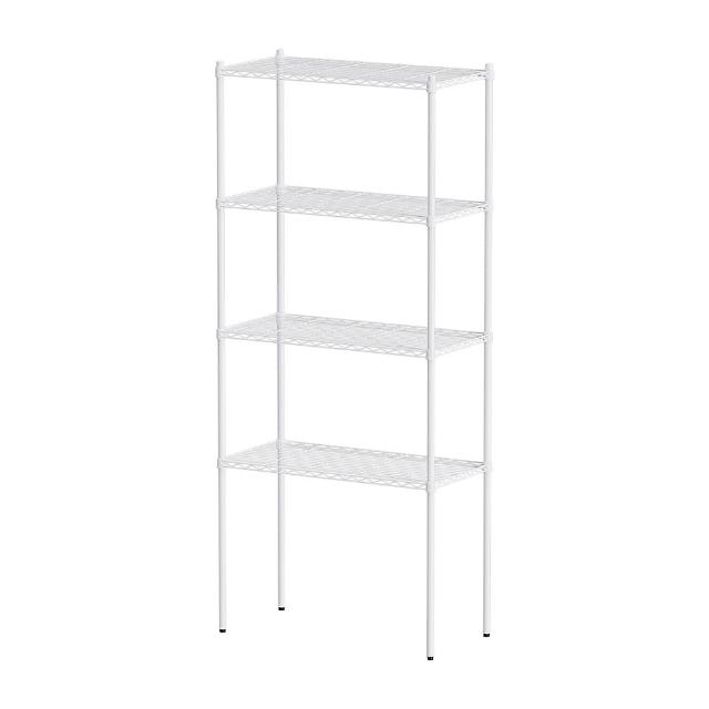 【dayneeds 日需百備】輕型 90x45x210公分烤漆四層架(鐵力士架/收納層架/鞋架/展示架/層架/鐵架)