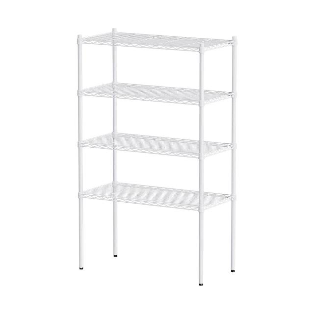 【dayneeds 日需百備】輕型 90x45x150公分烤漆四層架(鐵力士架/收納層架/鞋架/展示架/層架/鐵架)