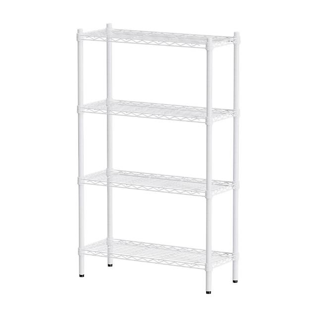 【dayneeds 日需百備】輕型 76x30x120公分 烤漆四層架(鐵力士架/收納層架/鞋架/展示架/層架/鐵架)