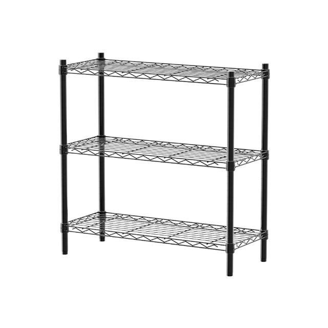 【dayneeds 日需百備】輕型 76x30x75公分 烤漆三層架(鐵力士架/收納層架/鞋架/展示架/層架/鐵架)