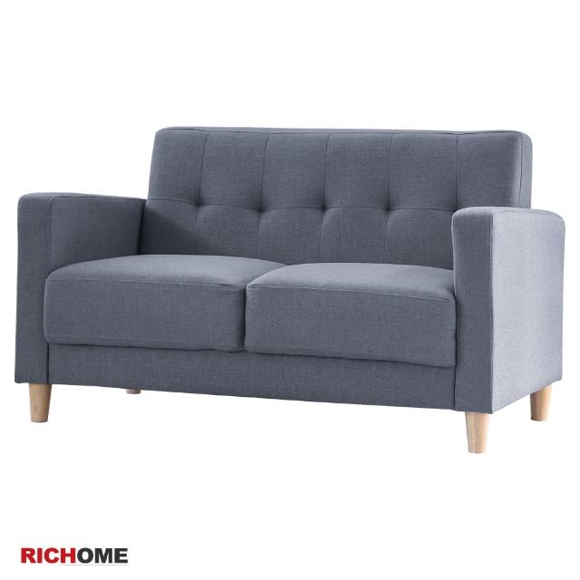 【RICHOME】木村日式厚座墊雙人沙發/布沙發(多色可選)