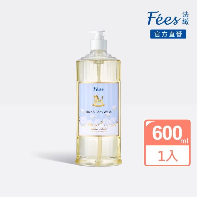 【Fees 法緻】嬰兒柔護洗髮沐浴精600ml 3入組