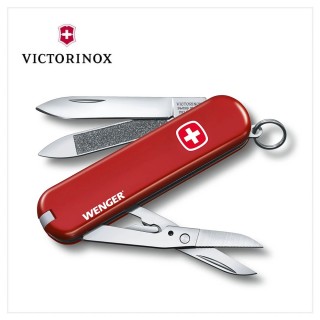 【VICTORINOX 瑞士維氏】Wenger7用瑞士刀/紅(0.6423.91)