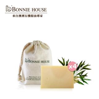 【Bonnie House】茶樹修護手工皂100g(4入組)