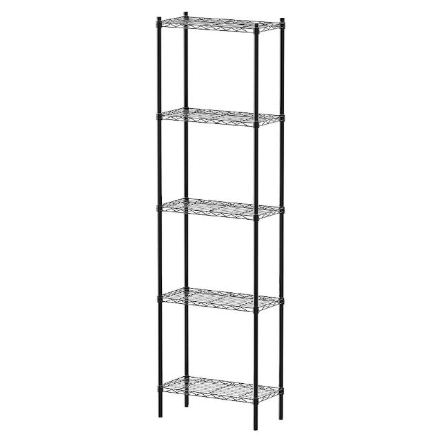 【dayneeds 日需百備】輕型 60x30x210公分烤漆五層架(鐵力士架/收納層架/鞋架/展示架/層架/鐵架)