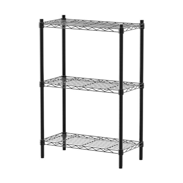 【dayneeds 日需百備】輕型 60x30x90公分烤漆三層架(鐵力士架/收納層架/鞋架/展示架/層架/鐵架)