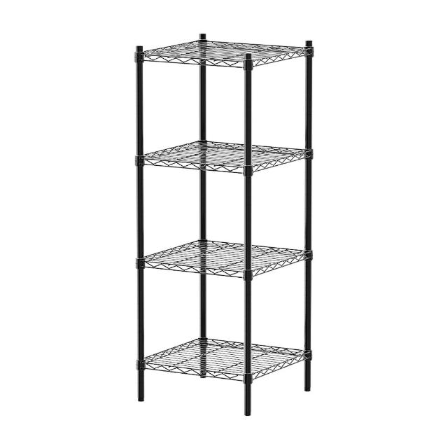 【dayneeds 日需百備】輕型 45x45x120公分烤漆四層架(鐵力士架/收納層架/鞋架/展示架/層架/鐵架)