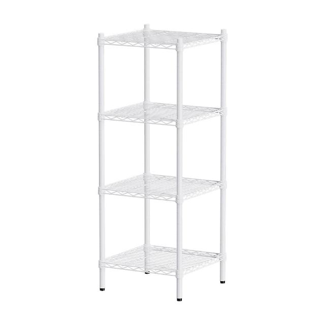 【dayneeds 日需百備】輕型 45x45x120公分烤漆四層架(鐵力士架/收納層架/鞋架/展示架/層架/鐵架)