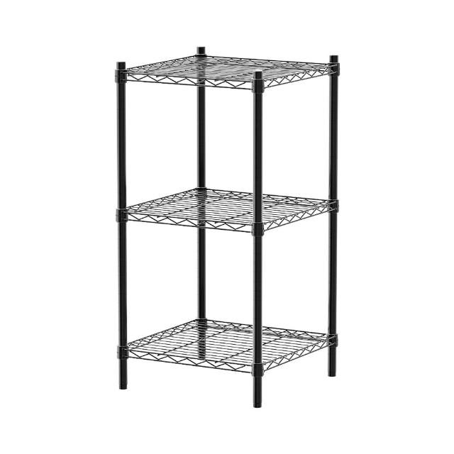【dayneeds 日需百備】輕型 45x45x90公分烤漆三層架(鐵力士架/收納層架/鞋架/展示架/層架/鐵架)