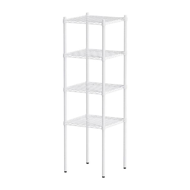 【dayneeds 日需百備】輕型 45x45x150公分烤漆四層架(鐵力士架/收納層架/鞋架/展示架/層架/鐵架)