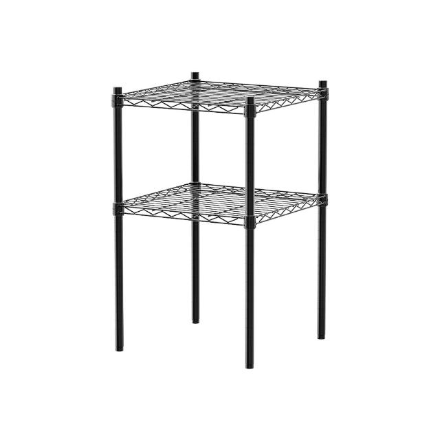 【dayneeds 日需百備】輕型 45x45x75公分烤漆二層架(鐵力士架/收納層架/鞋架/展示架/層架/鐵架)