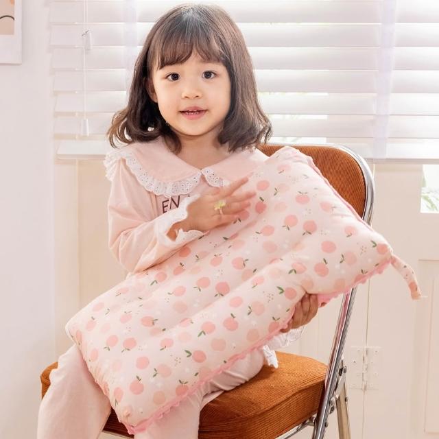 【Annette】100%純棉可水洗兒童枕頭/兒童午睡枕/幼稚園午睡枕(4入)