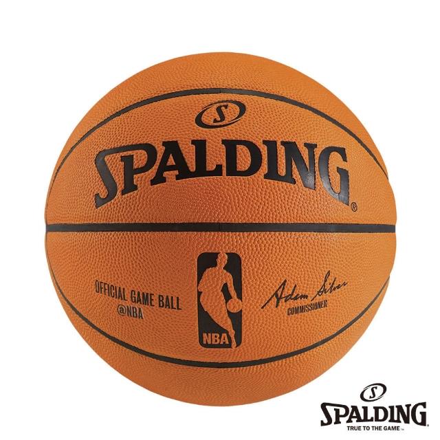 【SPALDING】SPALDING 斯伯丁 NBA真皮比賽用球 籃球(7號)