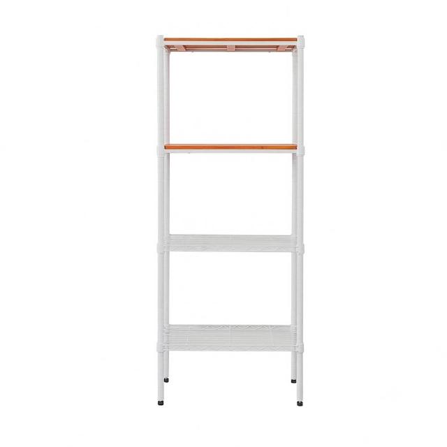 【dayneeds 日需百備】松木 60x30x150公分烤漆四層架 多款可選(木板層架/收納層架/展示架/層架/鐵架)