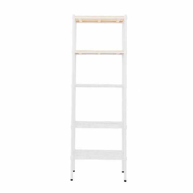 【dayneeds 日需百備】松木 60x30x180公分烤漆五層架 多款可選(木板層架/收納層架/展示架/層架/鐵架)