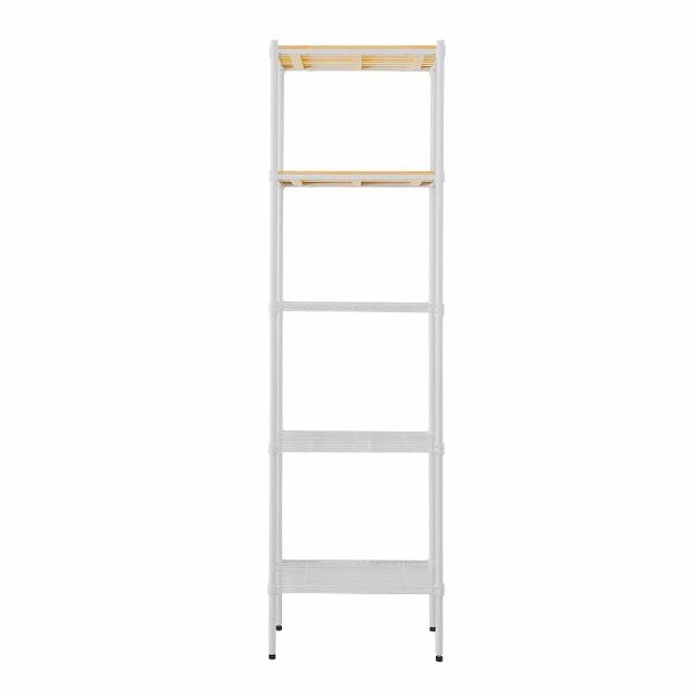 【dayneeds 日需百備】松木 60x30x210公分烤漆五層架 多款可選(木板層架/收納層架/展示架/層架/鐵架)