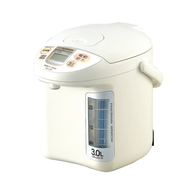【ZOJIRUSHI 象印】*日本製* 3公升 寬廣視窗微電腦電動熱水瓶(CD-LGF30)