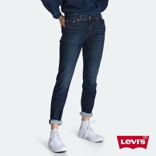 【LEVIS】男友褲 中腰寬鬆版牛仔褲 / 保暖纖維 / 內刷毛 / 彈性布料 / 及踝款-熱銷單品