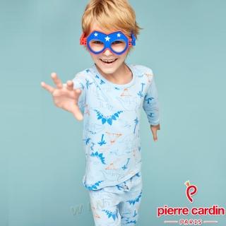 【pierre cardin 皮爾卡登】男兒童長袖衛生衣褲組(KD294009侏儸紀時代)