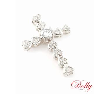 【DOLLY】天然鑽石 0.30克拉完美車工 14K金鑽石項鍊(048)