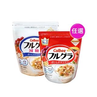 【Calbee 卡樂比】富果樂麥片1包-任選(水果/減糖)