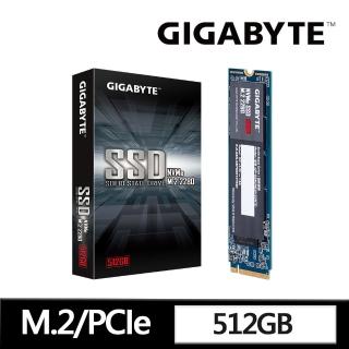 【GIGABYTE 技嘉】NVMe SSD 512GB M.2 2280 讀:1700M 寫:1550M(GP-GSM2NE3512GNTD)