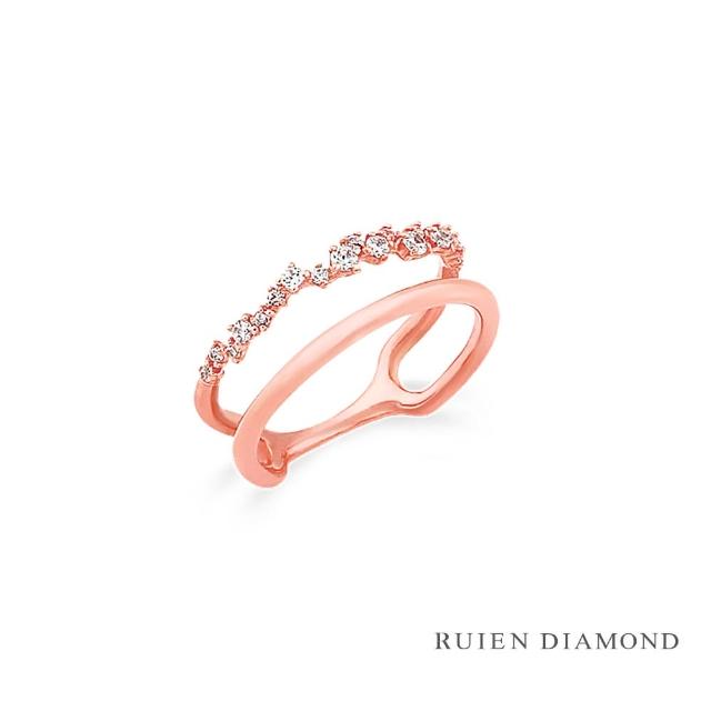 RUIEN DIAMOND 瑞恩鑽石【RUIEN DIAMOND 瑞恩鑽石】韓國輕珠寶 戒指 飾品(14K金 JR6117)