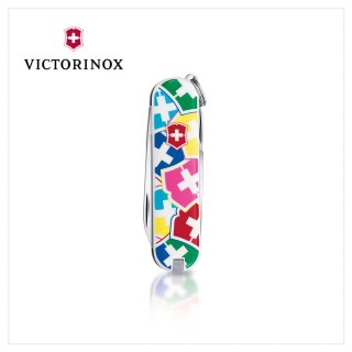 【VICTORINOX 瑞士維氏】Classic SD 瑞士刀 彩色盾牌(0.6223.841)