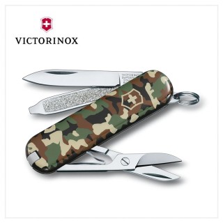 【VICTORINOX 瑞士維氏】Classic SD 瑞士刀 迷彩(0.6223.94)