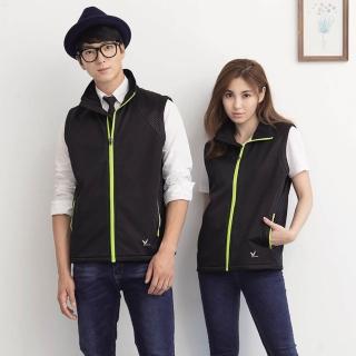 【LEIDOOE】黑色四面彈力單面中性款背心(22088)