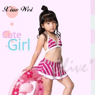 【Apple 蘋果牌】女童二件式比基尼泳裝(NO.107606)