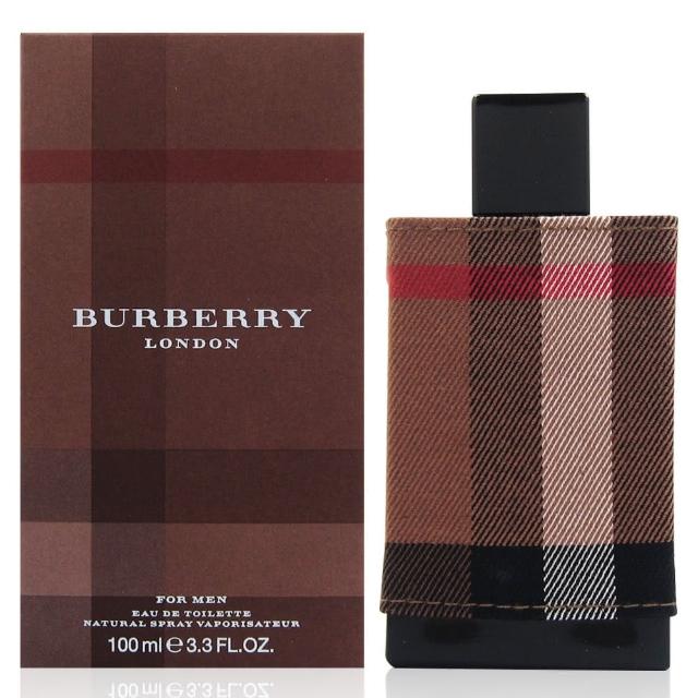 【BURBERRY 巴寶莉】LONDON 倫敦男性淡香水 100ml(新版)