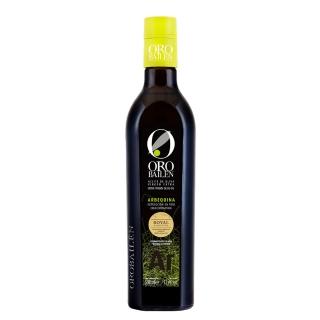 【Oro Bailen 皇嘉】皇家級Arbequina特級冷壓初榨橄欖油500mlx1入(生飲首選/低油酸/多國大獎)