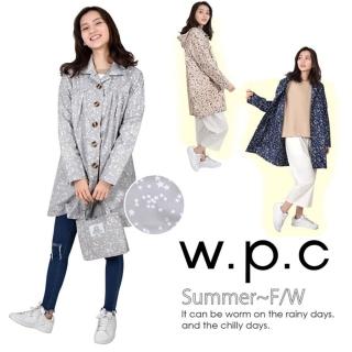 【w.p.c】星星釦子款。時尚雨衣/風衣 R1032(3色任選)