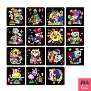 【JIAGO】藝術貼紙畫-童話主題15張
