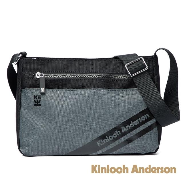 【Kinloch Anderson】Even拉鍊方形側背包(黑色)