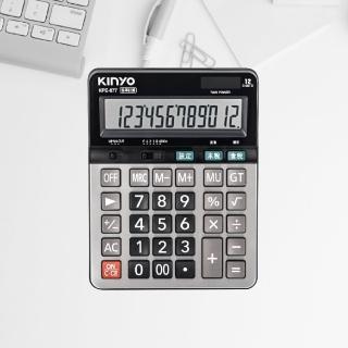 【KINYO】12位數超大稅率商用計算機(KPE677)