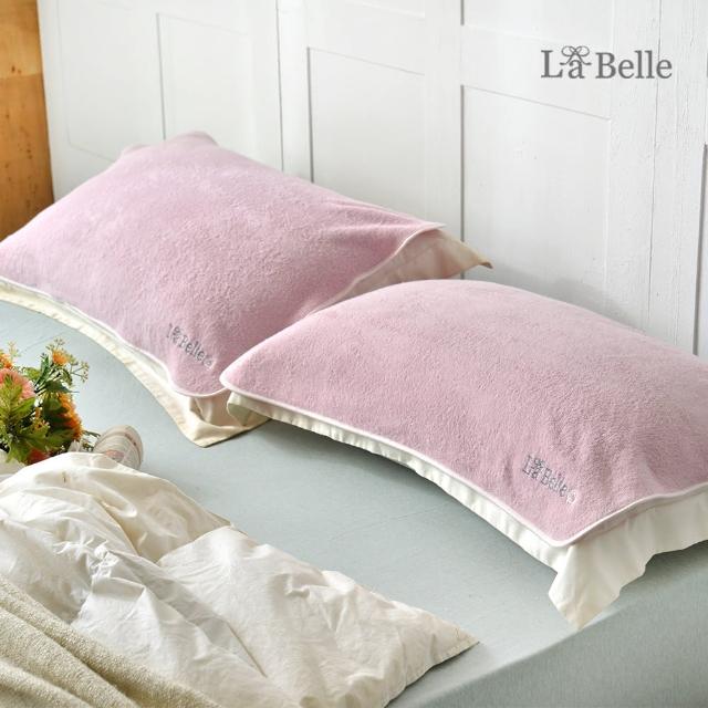 【Great Living 格蕾寢飾】La Belle 經典刺繡舒柔枕巾二入(多款任選)