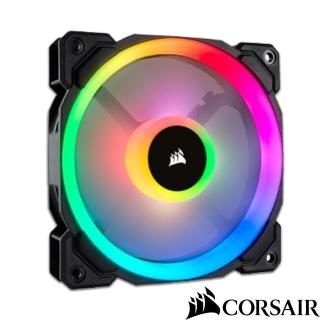 【CORSAIR 海盜船】雙光環 RGB LL120風扇