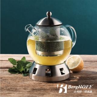 【BergHOFF 焙高福】朵拉朵茶壺1.3L-Essentials(不鏽鋼濾茶網+加熱底座)