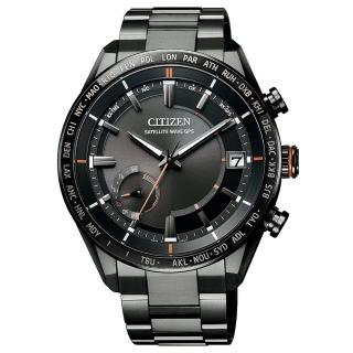 【CITIZEN 星辰】GPS 宇宙旗艦衛星對時鈦金屬男錶-黑/43.5mm(CC3085-51E)