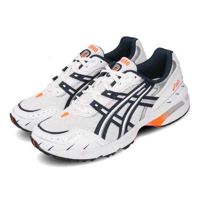 【asics 亞瑟士】休閒鞋 Gel-1090 老爹鞋 男女鞋 亞瑟士 復刻千禧年 情侶鞋 亞瑟膠 白 藍(1021A275100)